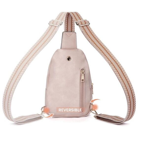 Leather Cross Body Sling Bag - Picture 4 of 5